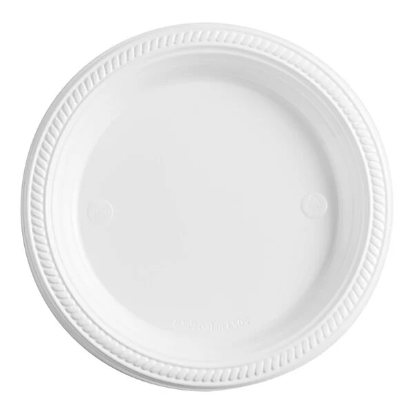 6" White Plastic Plates (800 ct)